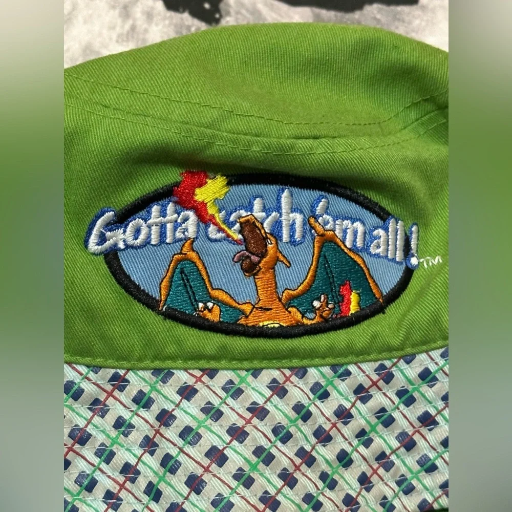 Pokémon Charizard Cartoon Character Youth Bucket Hat